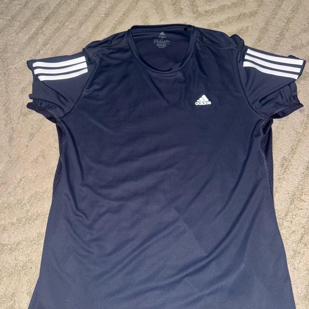 Adidas Women's Dark Blue Short Sleeve Tee